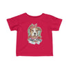 Pin-Up Pup by Creating Jen Designs | Infant Fine Jersey Tee