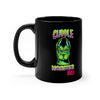 Cuddle Monster | Black mug 11oz