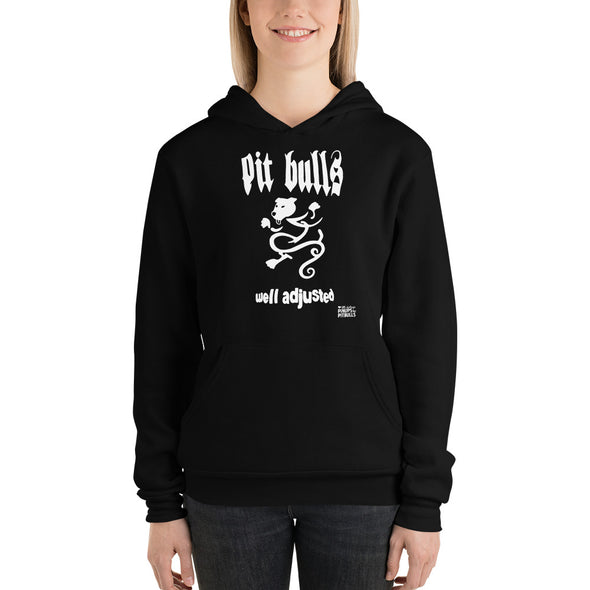 Unisex hoodie | Pit Bulls Well Adjusted NYHC