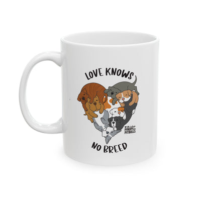 Love Knows No Breed Ceramic Mug