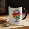 Love Knows No Breed Accent Coffee Mug (11oz, 15oz)