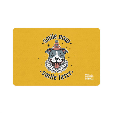 Smile Now Smile Later Pet Food Mat (12x18)