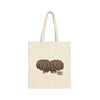 Love Dogs Cotton Canvas Tote Bag