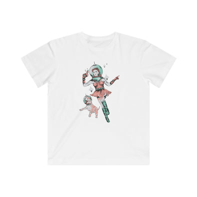 Kids Fine Jersey Tee| Space Dog Pinup