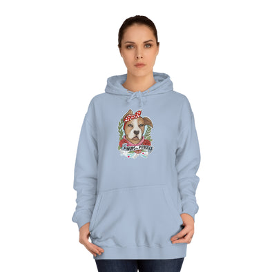 Pin Up Pup | Unisex College Hoodie