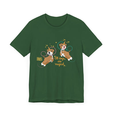 All Dogs are Magical Jersey Short Sleeve Tee