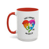 Love Knows No Breed Accent Coffee Mug (11oz, 15oz)