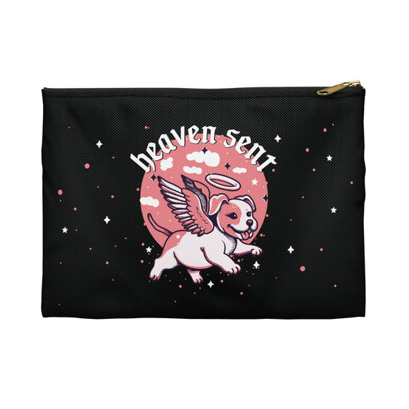 Angel Sent | Black Accessory Pouch