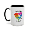 Love Knows No Breed Accent Coffee Mug (11oz, 15oz)