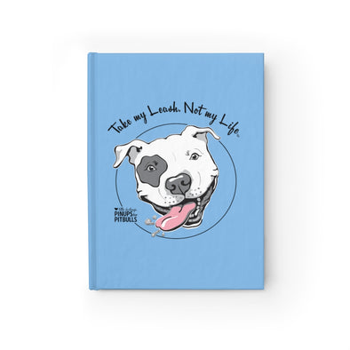 Take My Leash (Dog Face Logo) | Ruled Line Journal | Accessory