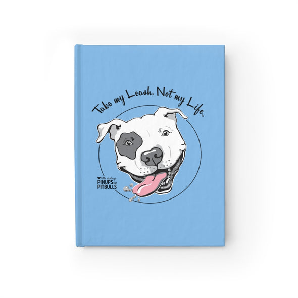 Take My Leash (Dog Face Logo) | Ruled Line Journal | Accessory