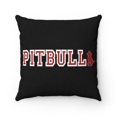 Accessory | Pit Bull Collegiate Logo | Square Pillow Case