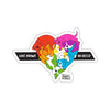 Kiss-Cut Stickers | Love Knows No Breed | PRIDE