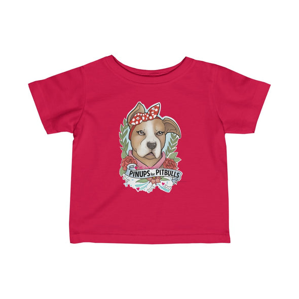 Pin-Up Pup by Creating Jen Designs | Infant Fine Jersey Tee