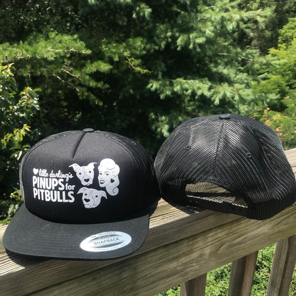 3 Face Logo Hat | Screenprinted Trucker Hat