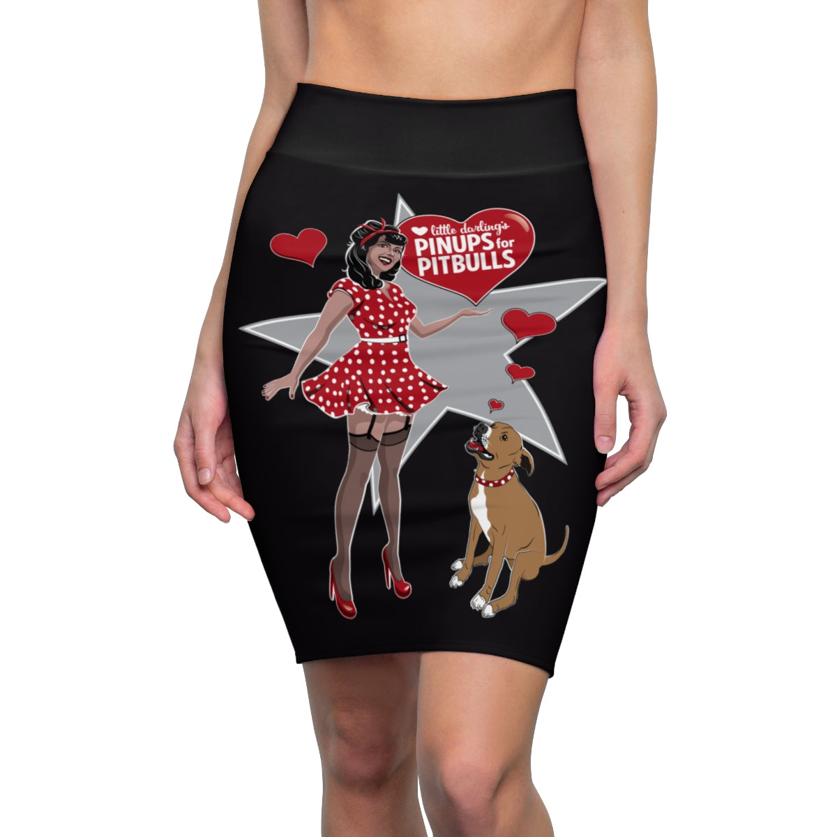 Women's Pencil Skirt | Pin Up Girl (Carla Lou & Little