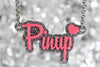 Pinup Nameplate Necklace