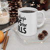 Pinups for Pitbulls, Inc. 3 Face Logo Text | Coffee Mug | Accessory