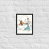2023 11x14 Calendar Mermaid in a Tub | Framed poster