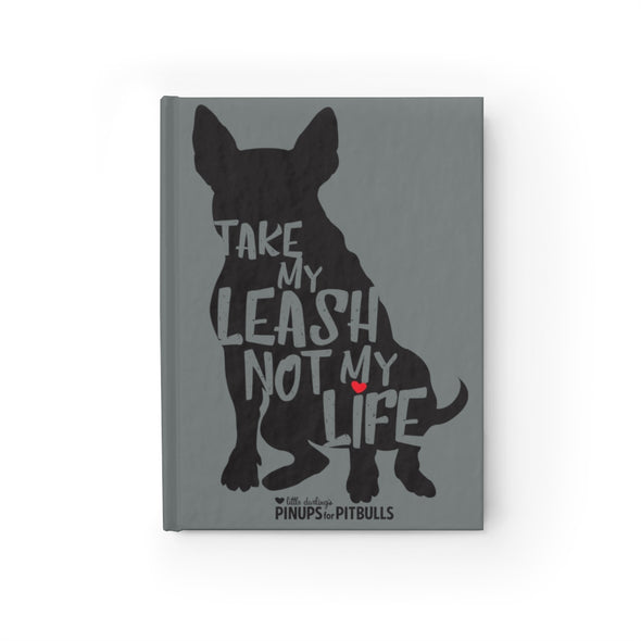 Take My Leash Silhouette | Ruled Line Journal | Accessory |