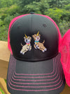 Trucker HAT | Piticorn Embroidered Hat (Pink)