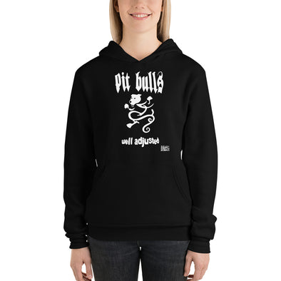 Unisex hoodie | Pit Bulls Well Adjusted NYHC