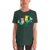 Youth Short Sleeve T-Shirt | Pit Bull Mermaid | Merbull