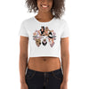 Roller Gals and their Doggy Pals by Almonte Studio| Women’s Crop Tee