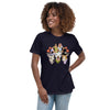Roller Gals and their Doggy Pals by Almonte Studio | Women's Relaxed T-Shirt